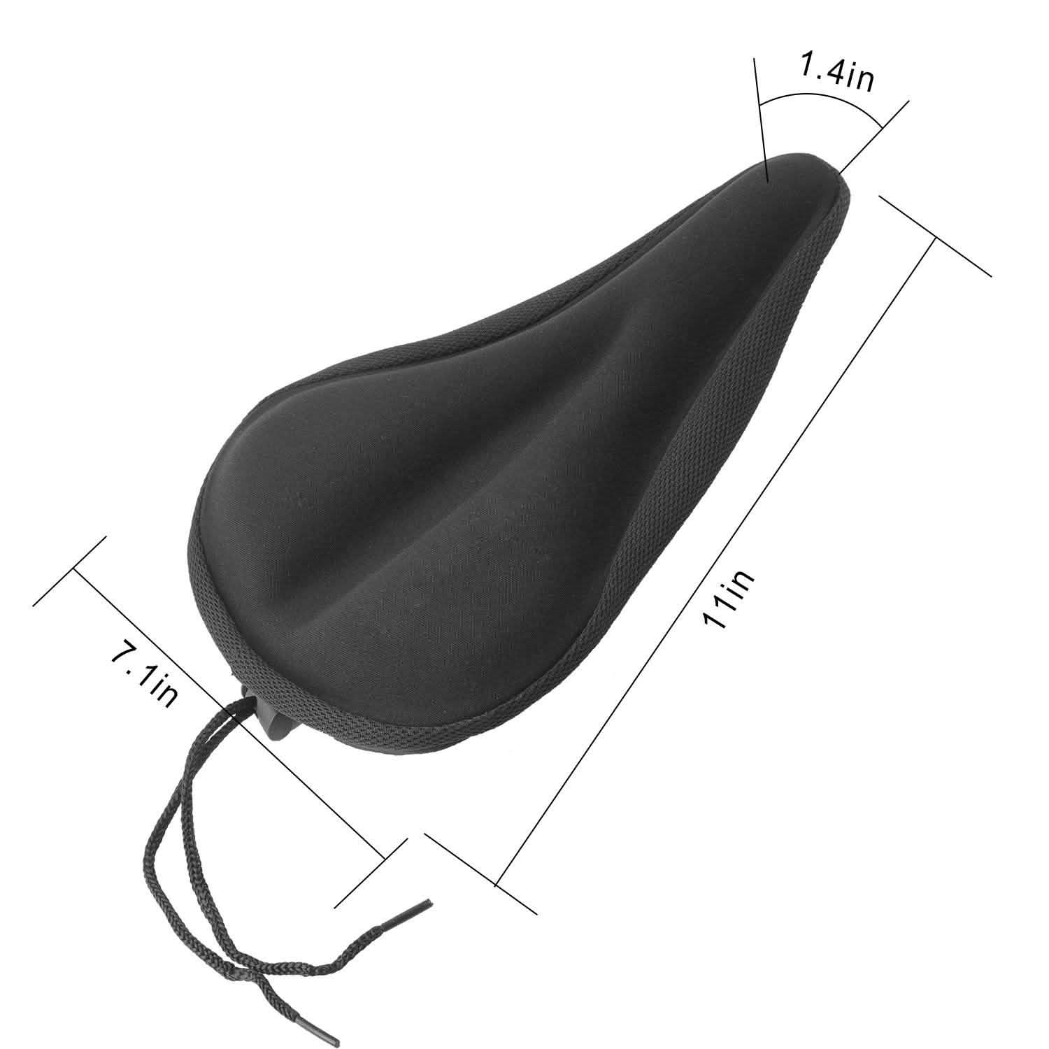 Housse de selle de vélo en gel de silicone souple