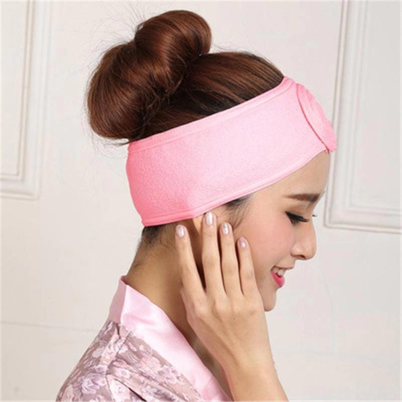 Accessoires pour cheveux en tissu éponge doux bandeaux pour filles pour le lavage du visage, le bain, le maquillage, bandeaux pour femmes, bandeaux de SPA réglables, magnifiques accessoires pour cheveux pour femmes