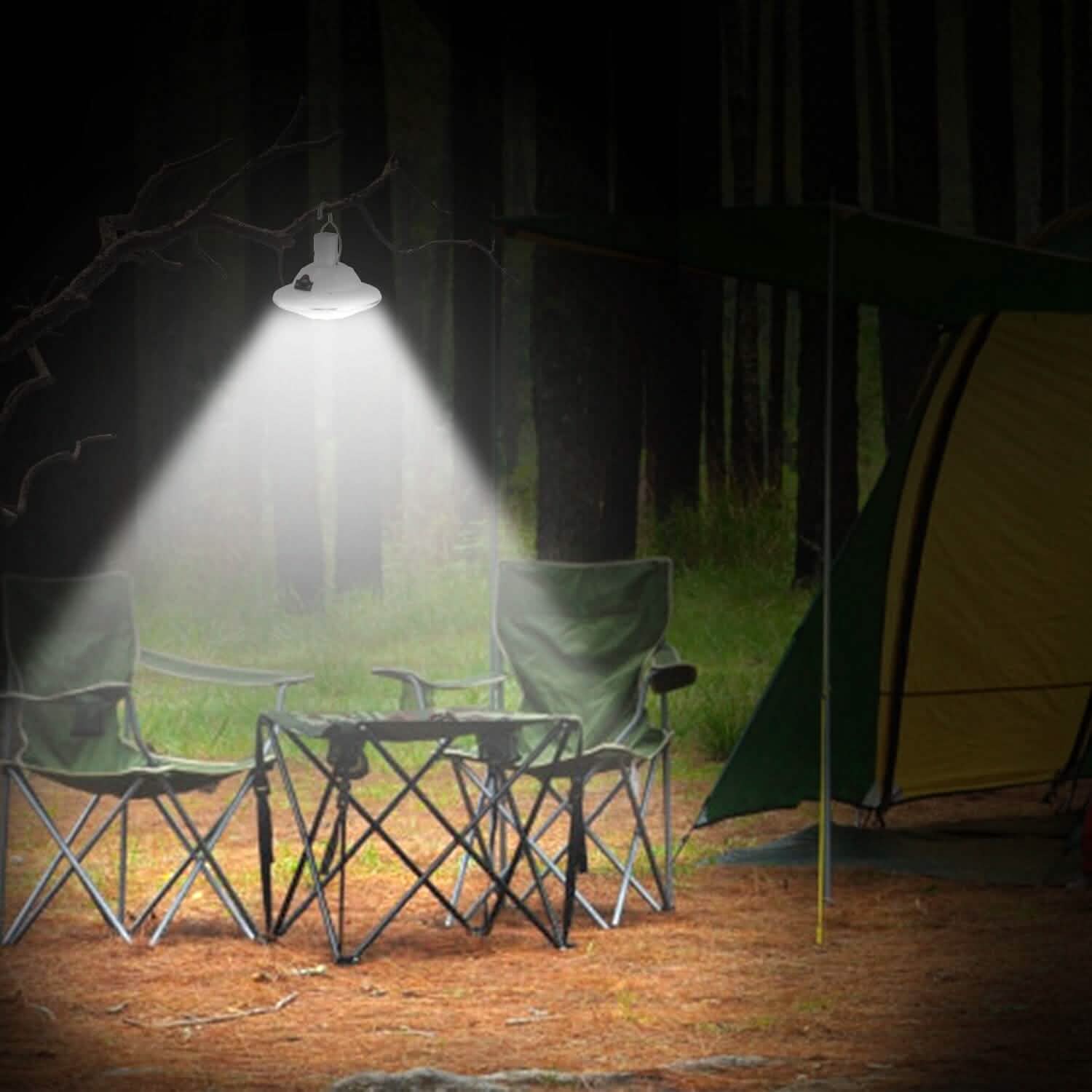 Ampoule LED Suspendue Solaire pour Camping