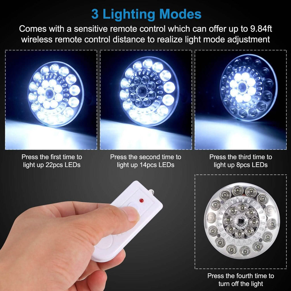Ampoule LED Suspendue Solaire pour Camping
