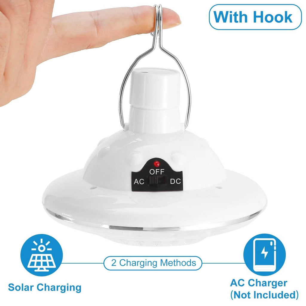 Ampoule LED Suspendue Solaire pour Camping