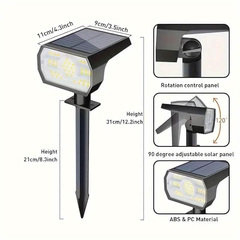 Projecteurs solaires d'extérieur