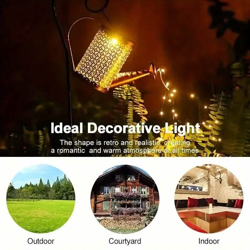 Guirlande lumineuse solaire à LED pour arrosoir