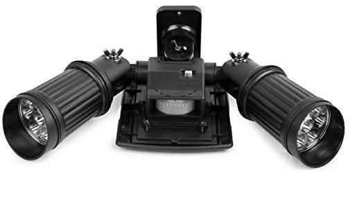 Projecteur double solaire à détecteur de mouvement