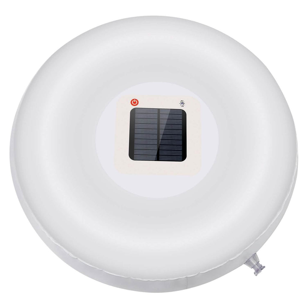 Lampes flottantes solaires pour piscine avec capteur de lumière