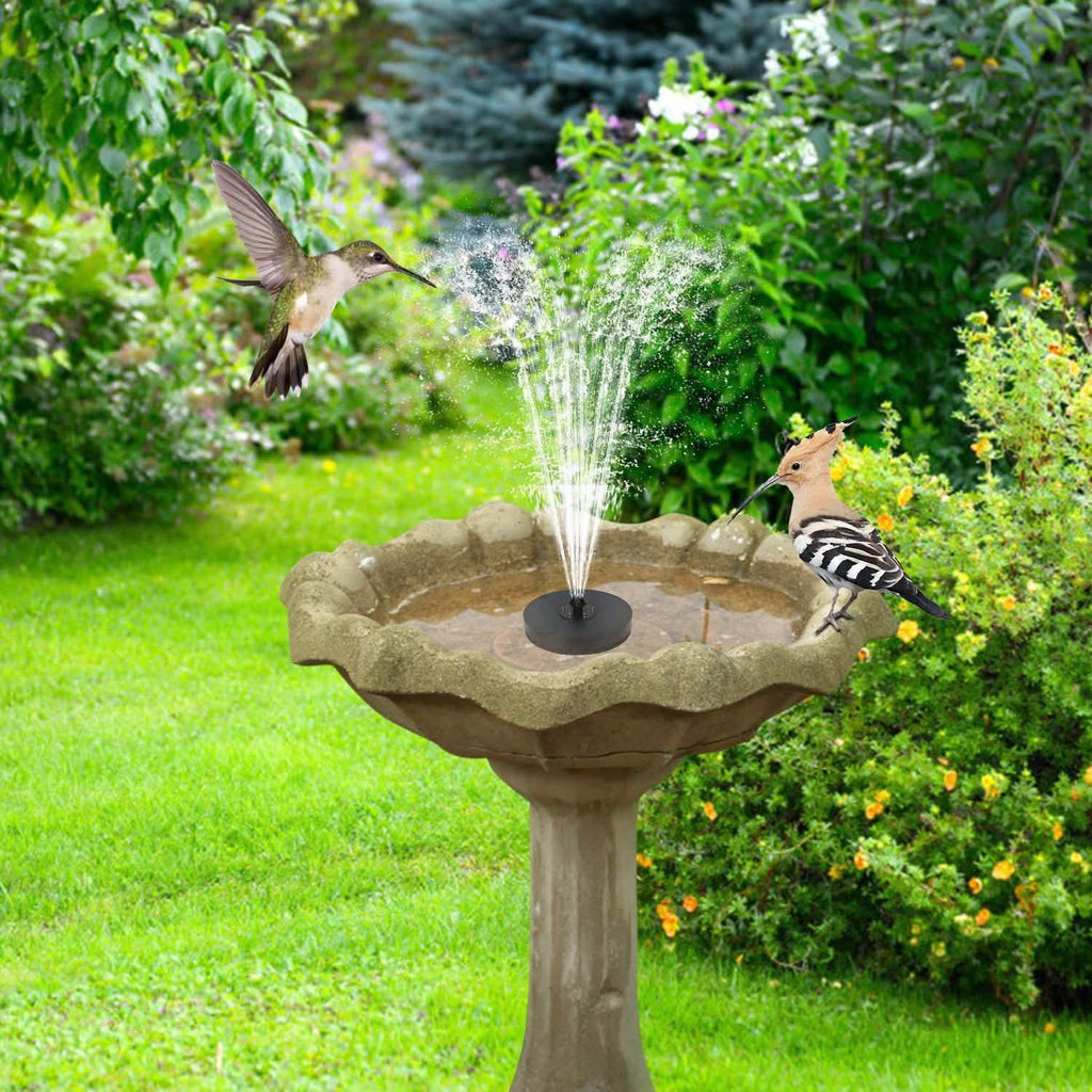 Pompe de Fontaine Solaire Flottante pour Bain d'Oiseaux et Étang