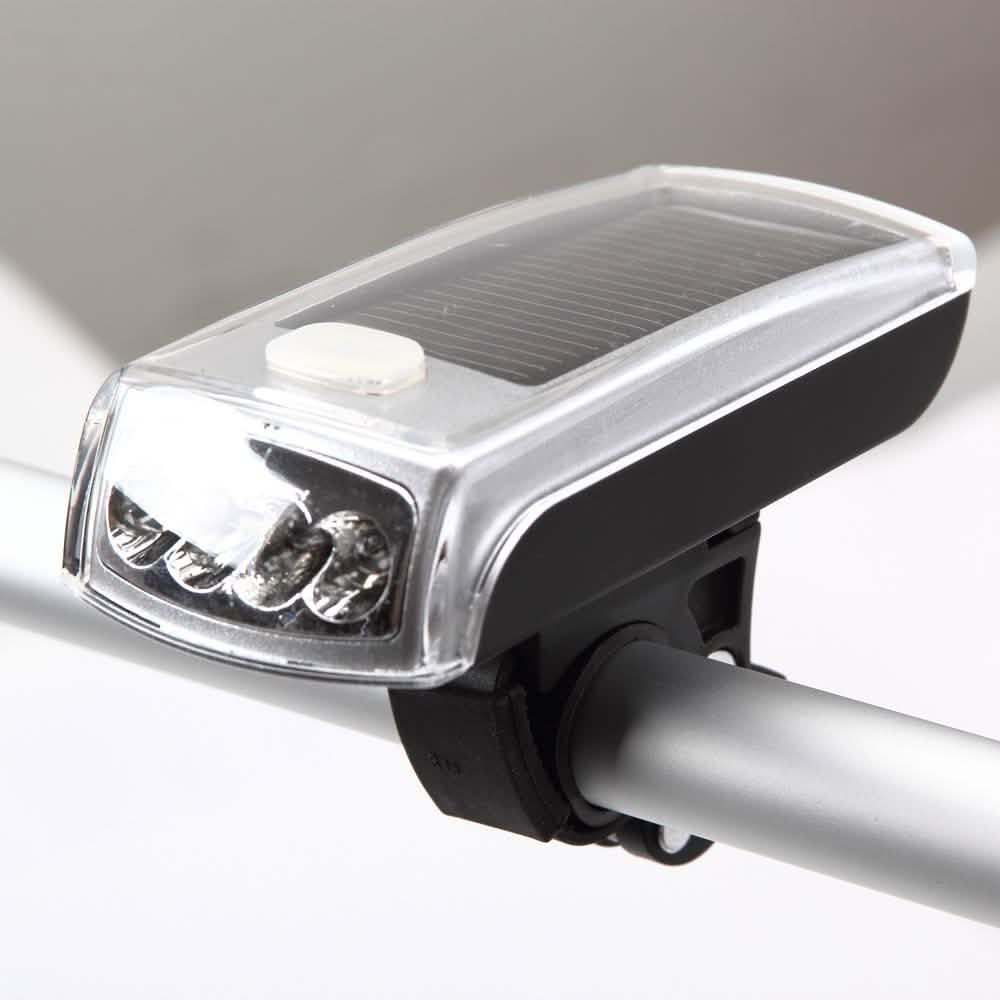 Phare de vélo solaire rechargeable