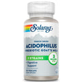 SOLARAY Acidophilus 3 Strain Probiotic & Prebiotic Goats Milk 3 Billion CFU & Freeze Dried 50 VegCaps