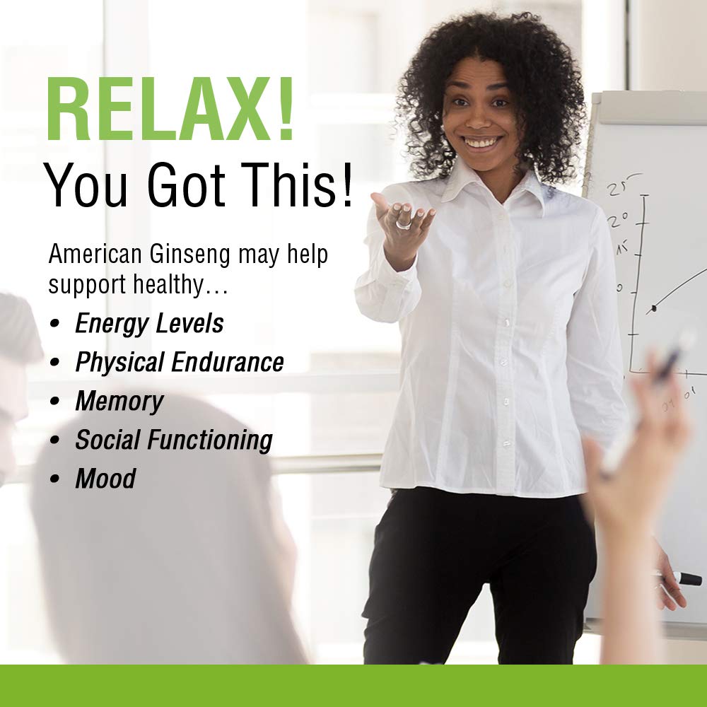 SOLARAY Ginseng Américain 480 mg 50 Végécaps