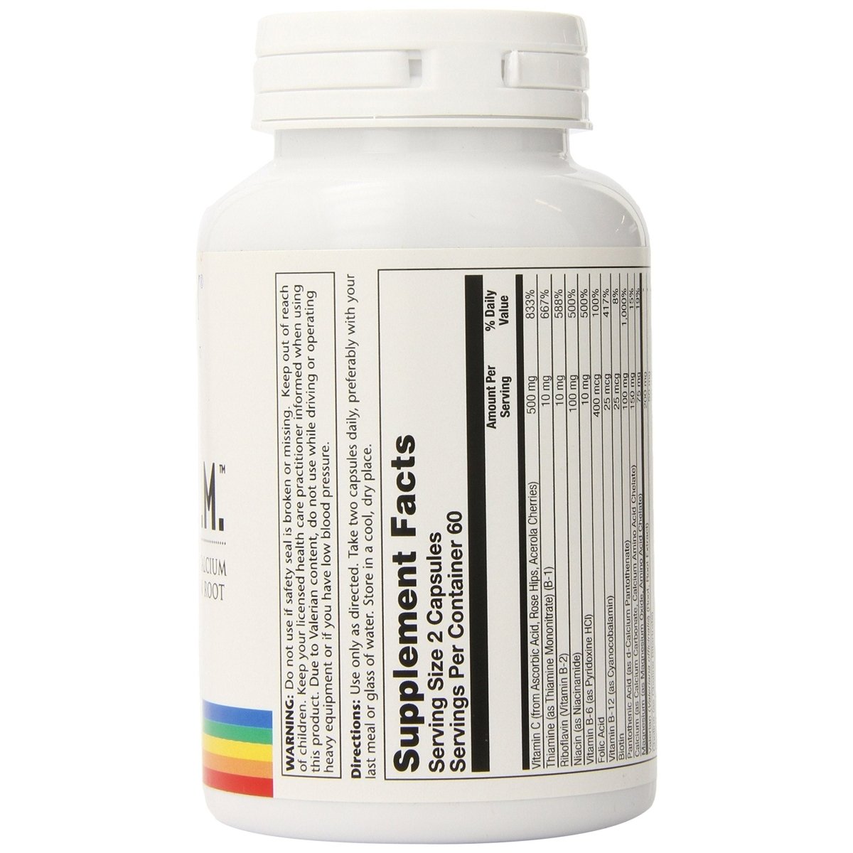 Solaray B-Stress PM Complément 120 Gélules