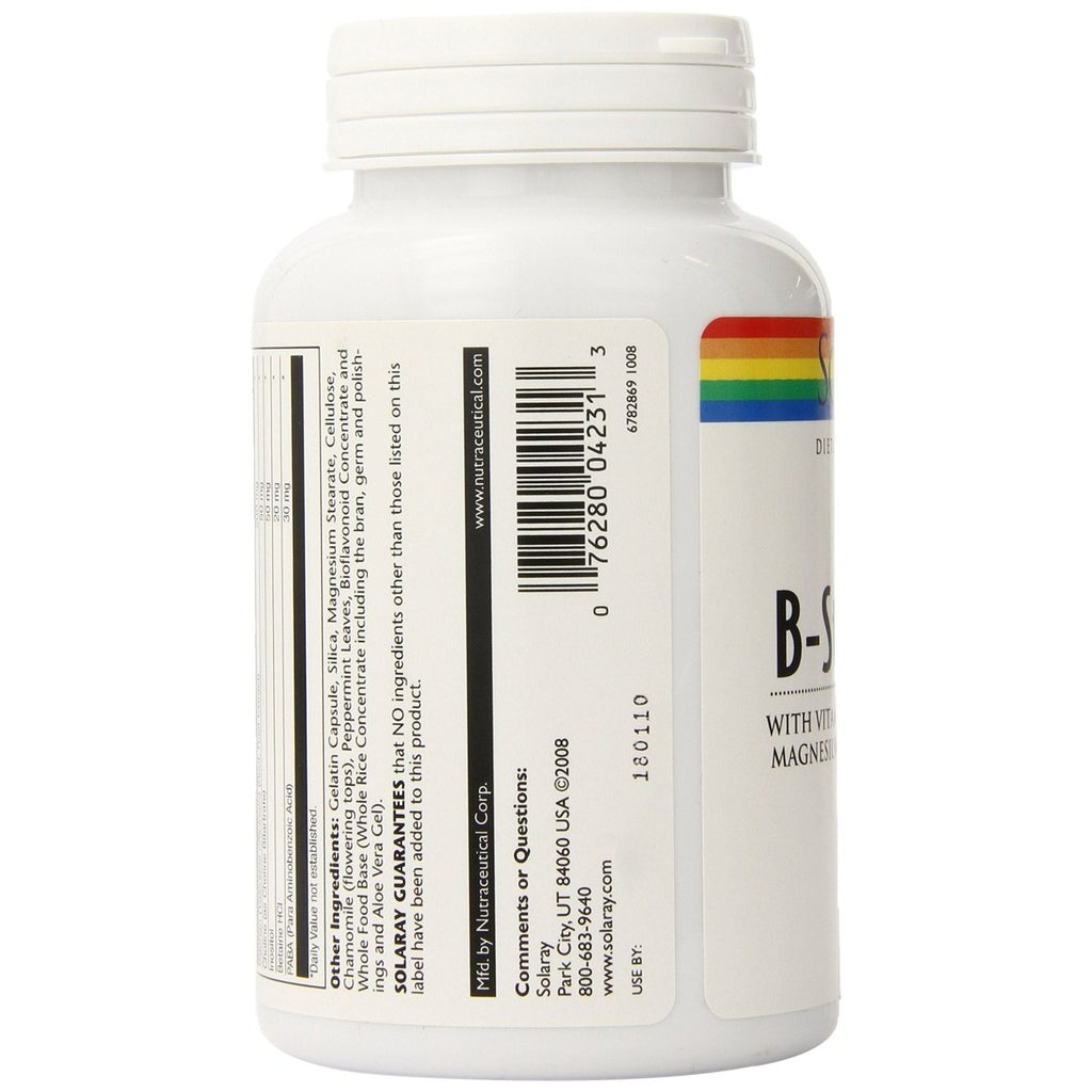Solaray B-Stress PM Complément 120 Gélules