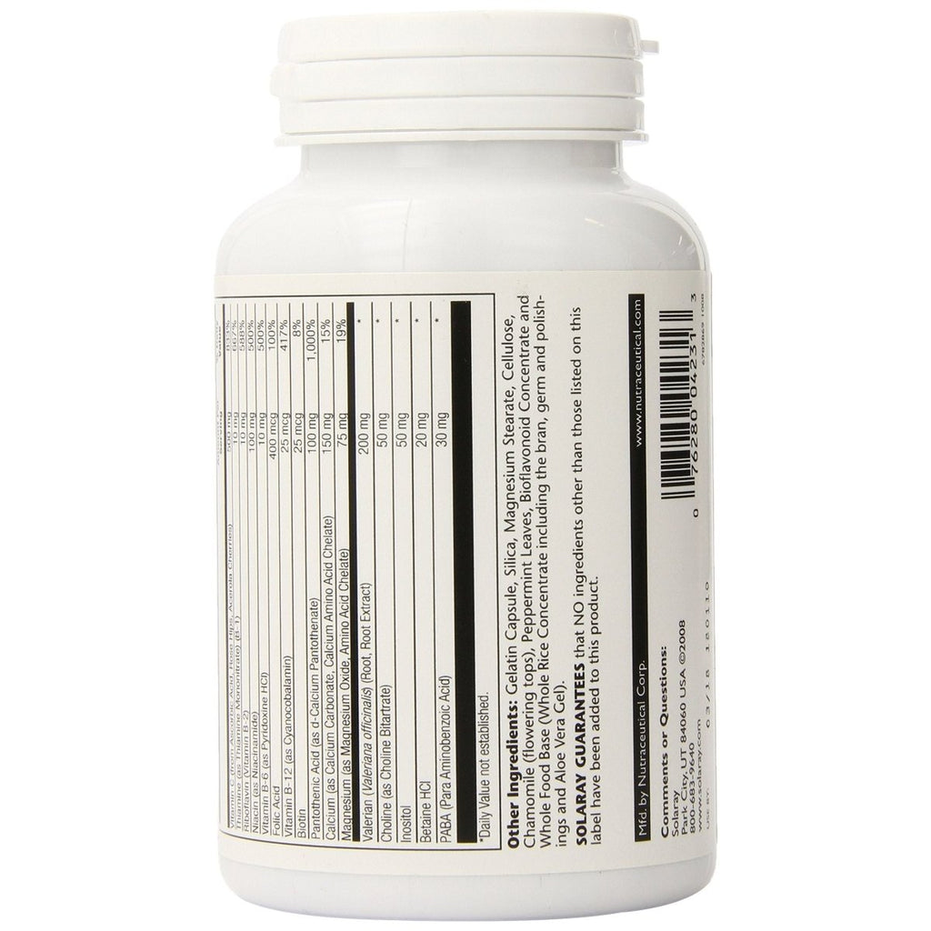 Solaray B-Stress PM Complément 120 Gélules