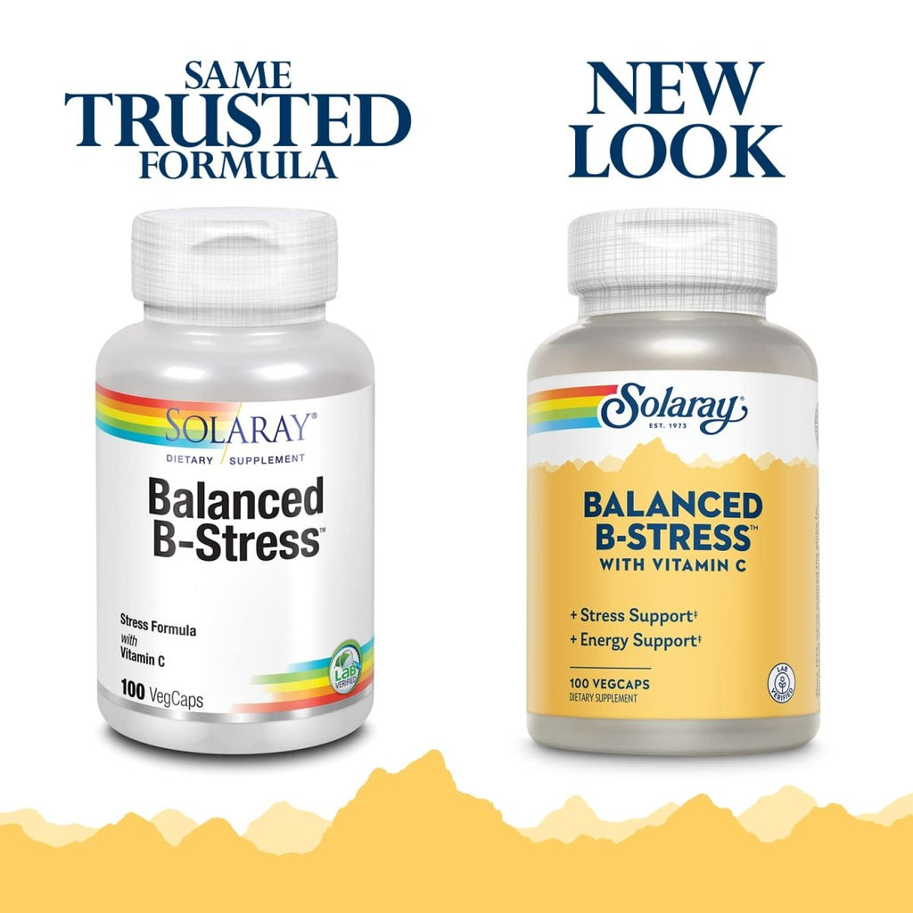 Complément B-Stress Solaray, 100 comprimés