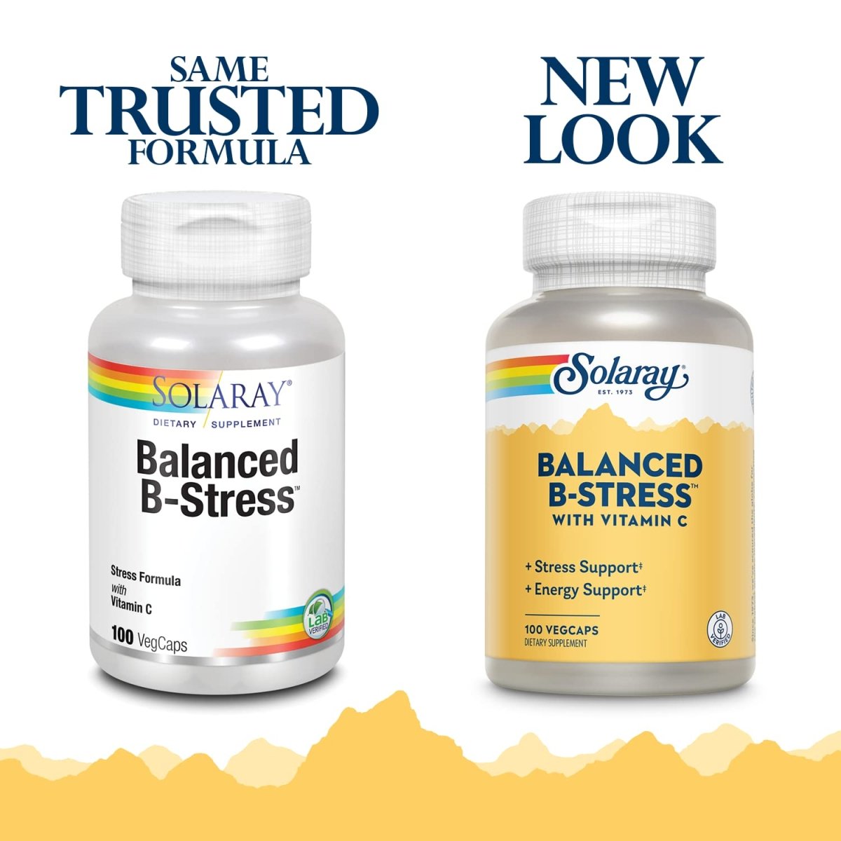 Complément B-Stress Solaray, 100 comprimés