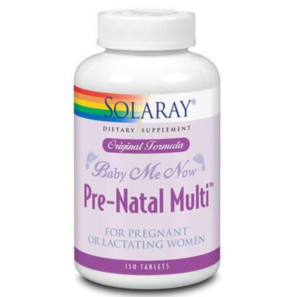 SOLARAY Baby Me Now Prenatal Multi Orig Form 150 Count