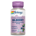 SOLARAY Extrait de myrtille 60 mg par capsule, puissant antioxydant, puissance garantie pour une vision saine et le soutien de la circulation 120 VegCaps