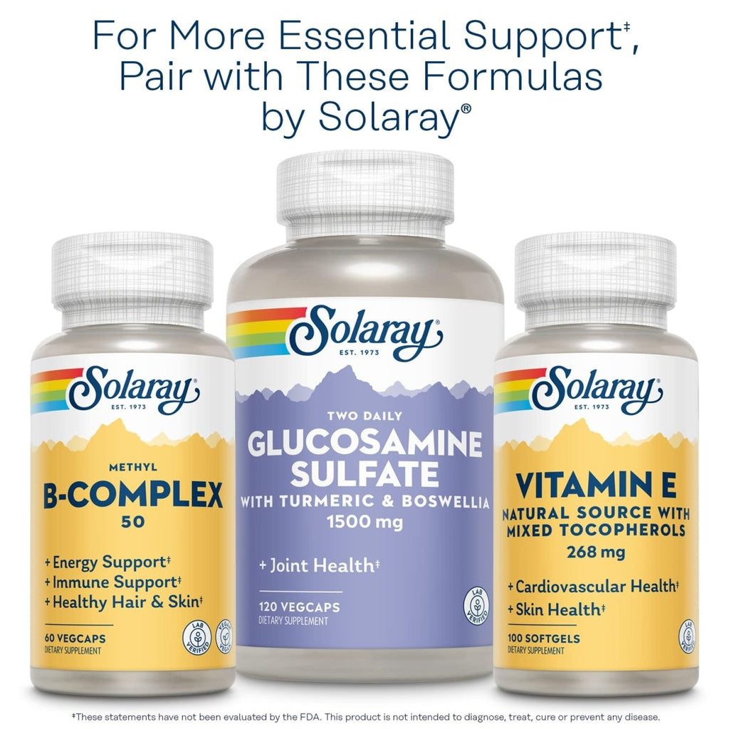 SOLARAY Huile de Pépins de Cassis 600 mg Acide Gamma-Linolénique (GLA) Soutien Santé Peau, Cheveux, Articulations, Fonction Vasculaire & Immunitaire 90 Gélules