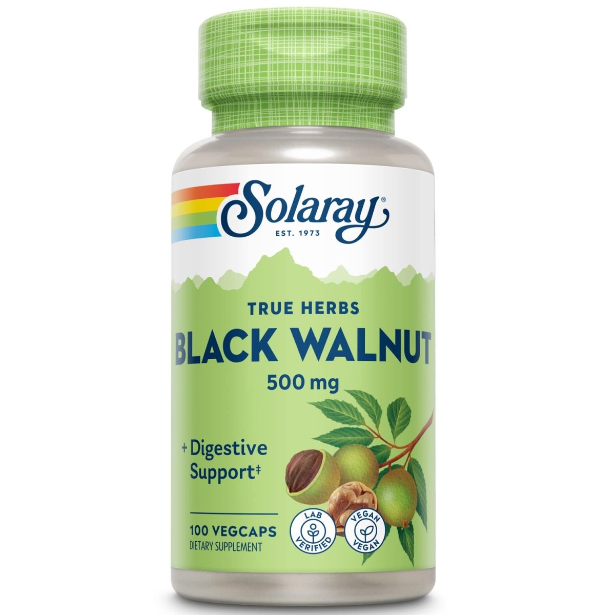 SOLARAY Black Walnut 500 mg 100 VegCaps
