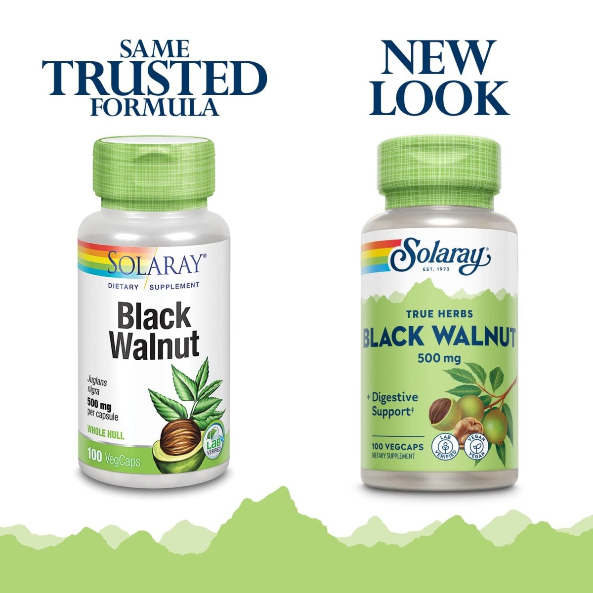 SOLARAY Black Walnut 500 mg 100 VegCaps