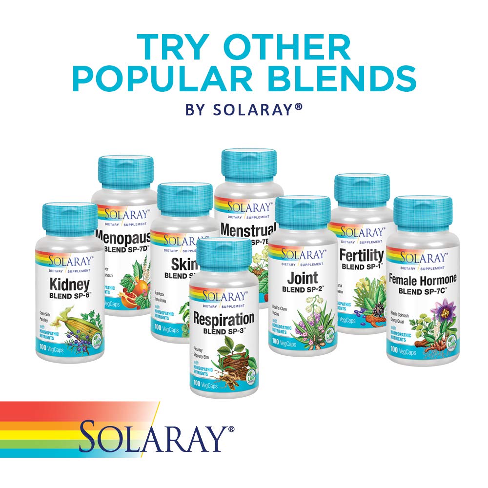 Solaray Mélange Os et Tissus SP-34 50 portions 100 gélules végétales