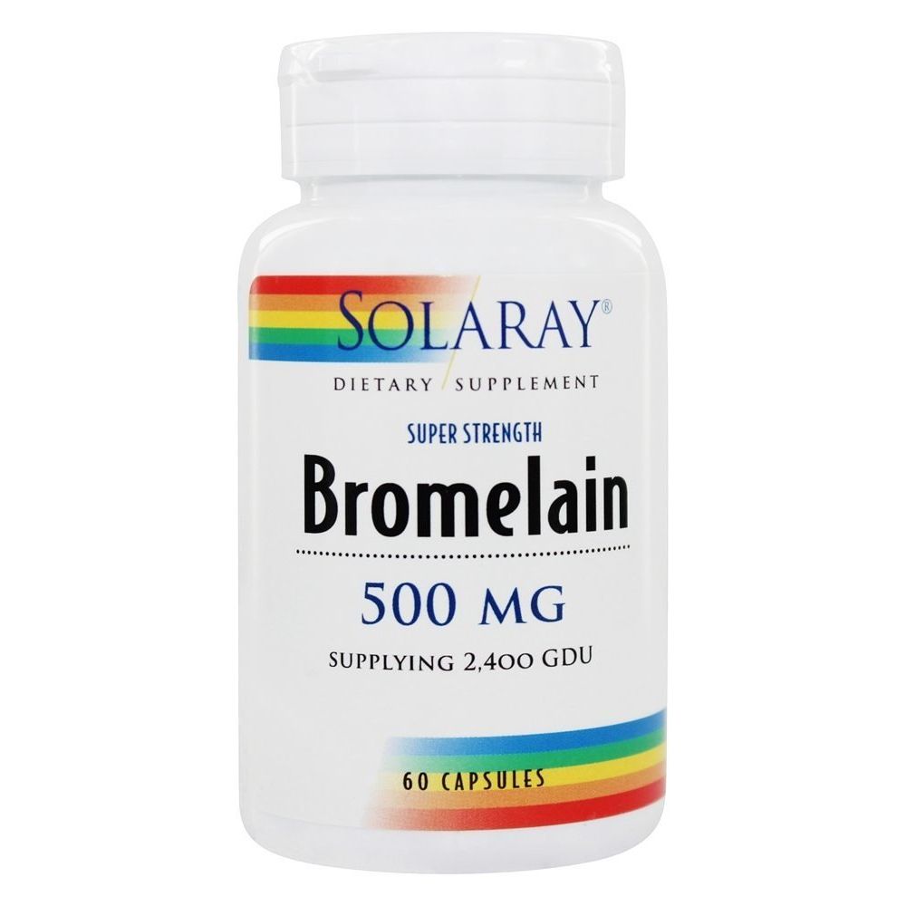 Solaray - Bromélaïne Force Maximale 500 mg - 60 Gélules
