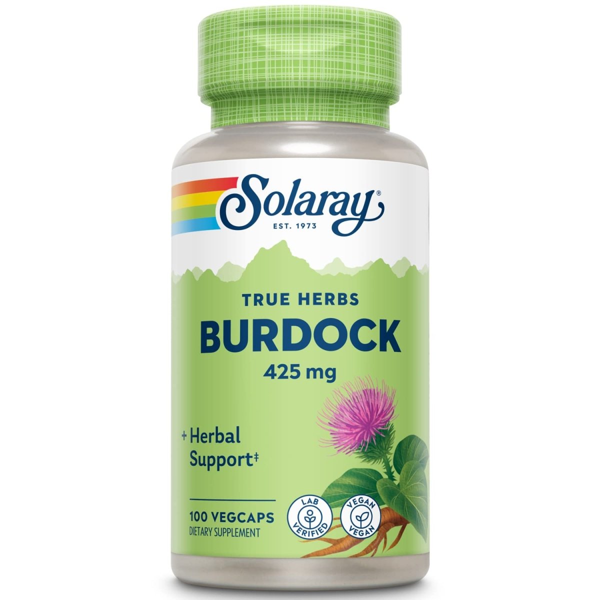 SOLARAY Racine de Bardane 425 mg 100 VégiCaps