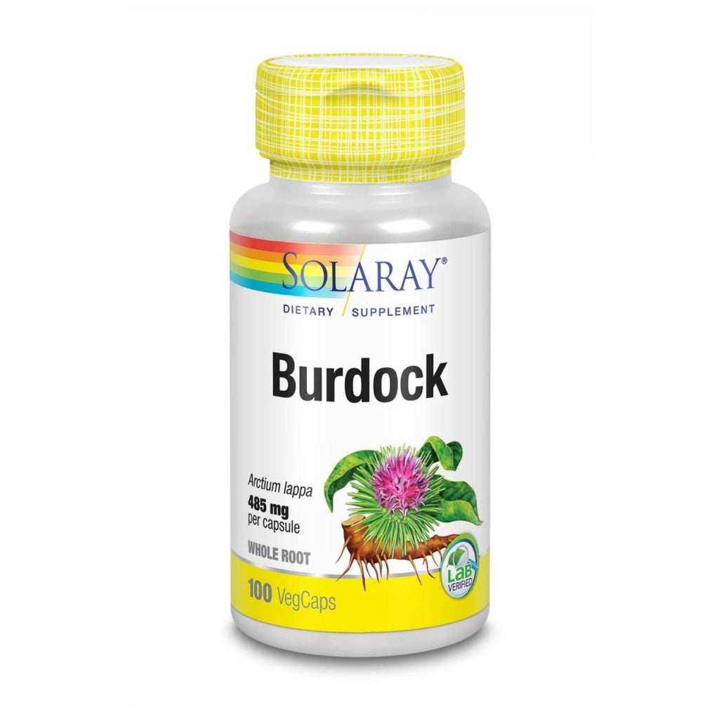 SOLARAY Racine de Bardane 485 mg 100 VegCaps