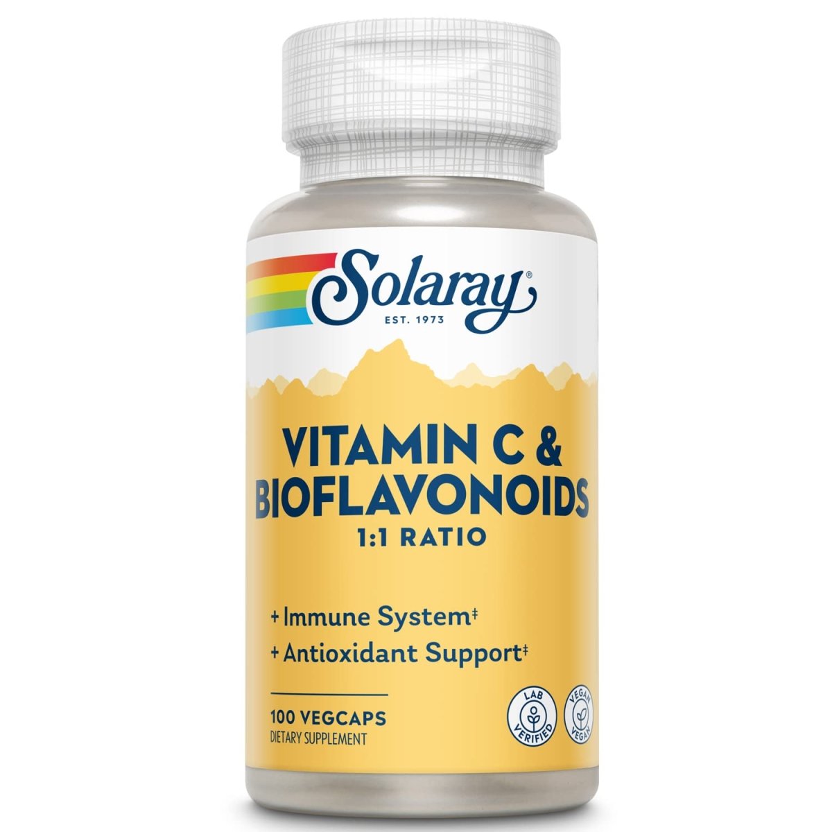 Solaray C Super Bio-Plex, Complément Alimentaire, 100 Comprimés
