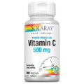 SOLARAY C w/Rose Hips & Acerola Two-Stage, Timed-Release, Veg Cap (Btl-Plastic) 500mg 100ct
