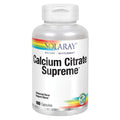Solaray Calcium Citrate Supreme 800mg Mélange Avancé pour le Soutien Osseux 30 Portions 180 VégéCaps