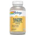 Solaray Citrate de Calcium avec Vitamine D3 1000mg, Soutien des Os et des Dents, du Cœur, des Muscles et des Nerfs, 60 portions, 240 Gélules Végétales