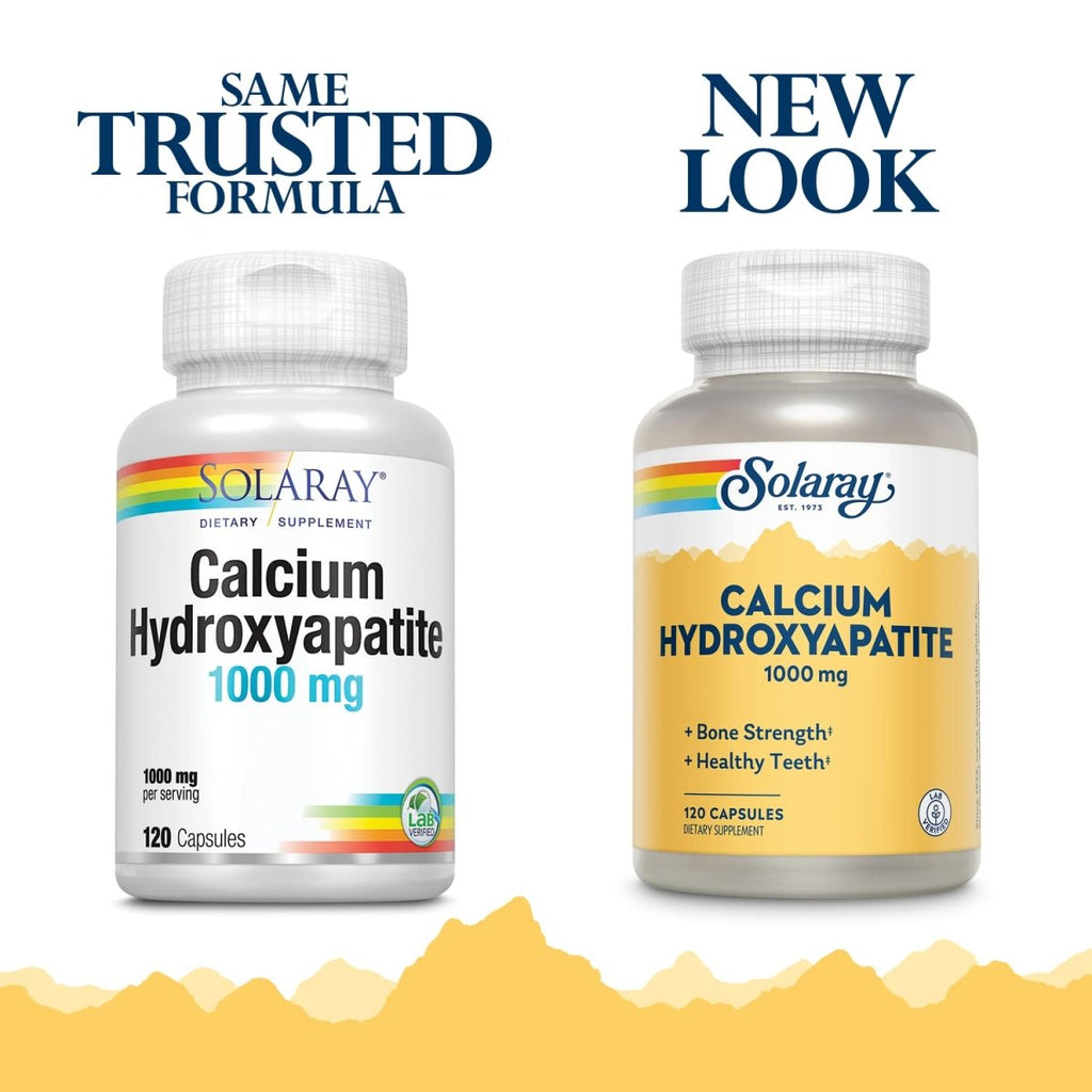 Solaray Calcium Hydroxyapatite 1000mg 120 Caps