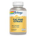 Solaray Calcium Magnésium Citrate Rapport 1:1, Soutien des Os, des Dents, des Muscles et du Système Nerveux, 30 portions, 180 VegCaps