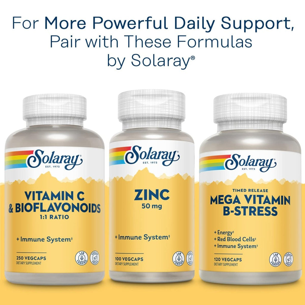 Solaray Calcium Magnesium Citrate Ratio 2:1 avec Vitamine D2, Soutien des os, des muscles et des nerfs, 60 portions, 360 VegCaps
