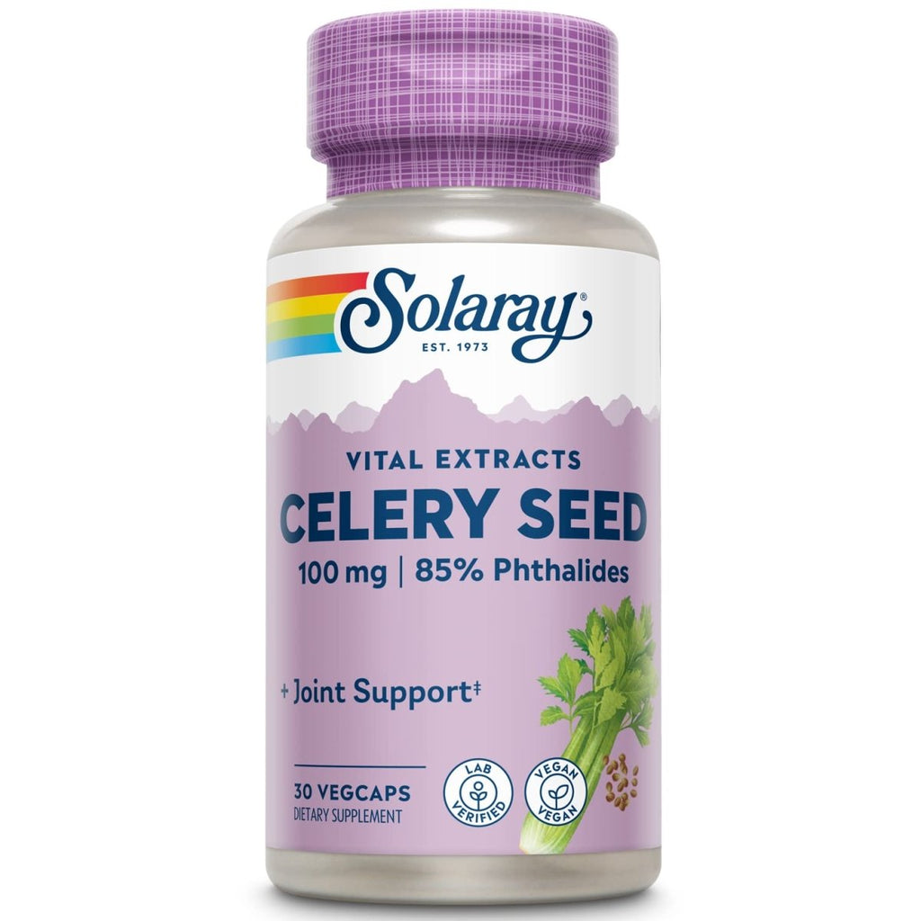 SOLARAY Extrait de graines de céleri 100 mg 30 Gélules végétales