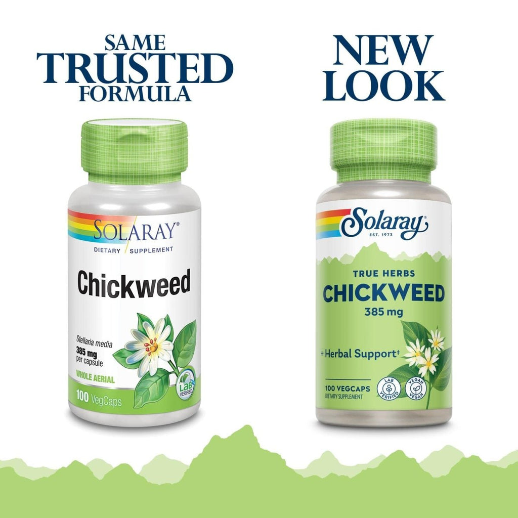 SOLARAY Chickweed 385 mg 100 VegCaps