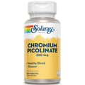 Comprimés de Picolinate de Chrome Solaray, 200 µg, 200 unités