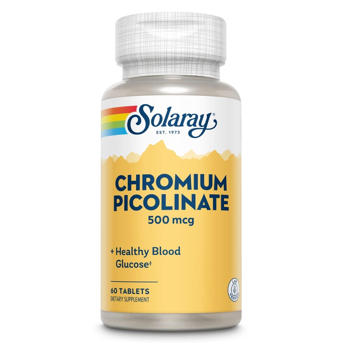 Solaray Chromium Picolinate Tablets, 500 mcg 60 Count