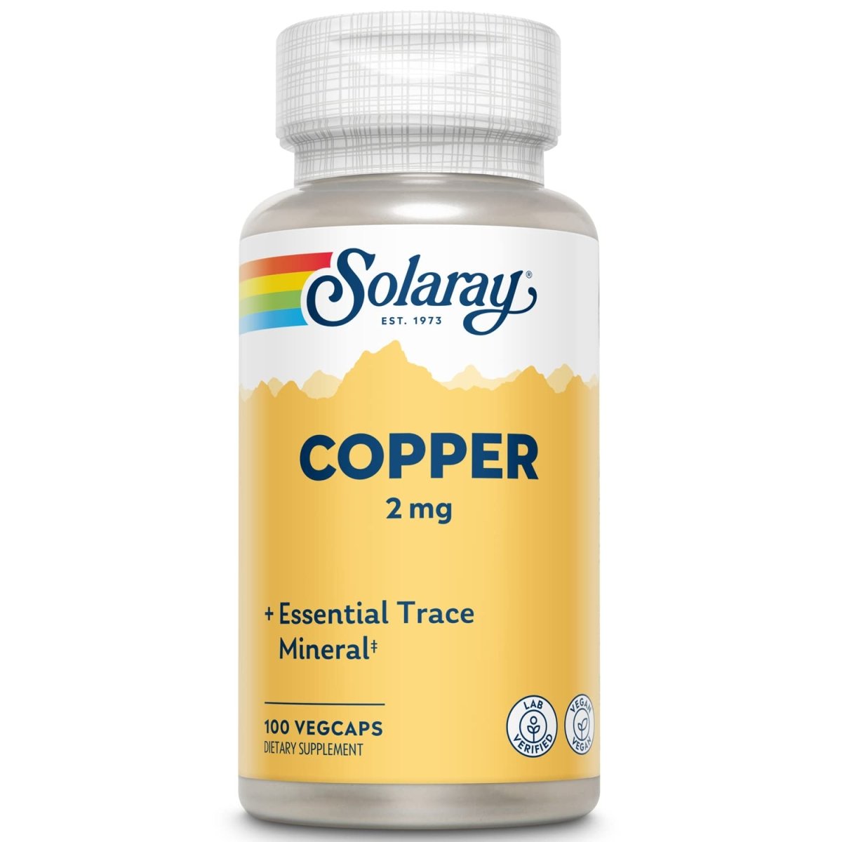 Solaray Cuivre 2 mg 100 gél.