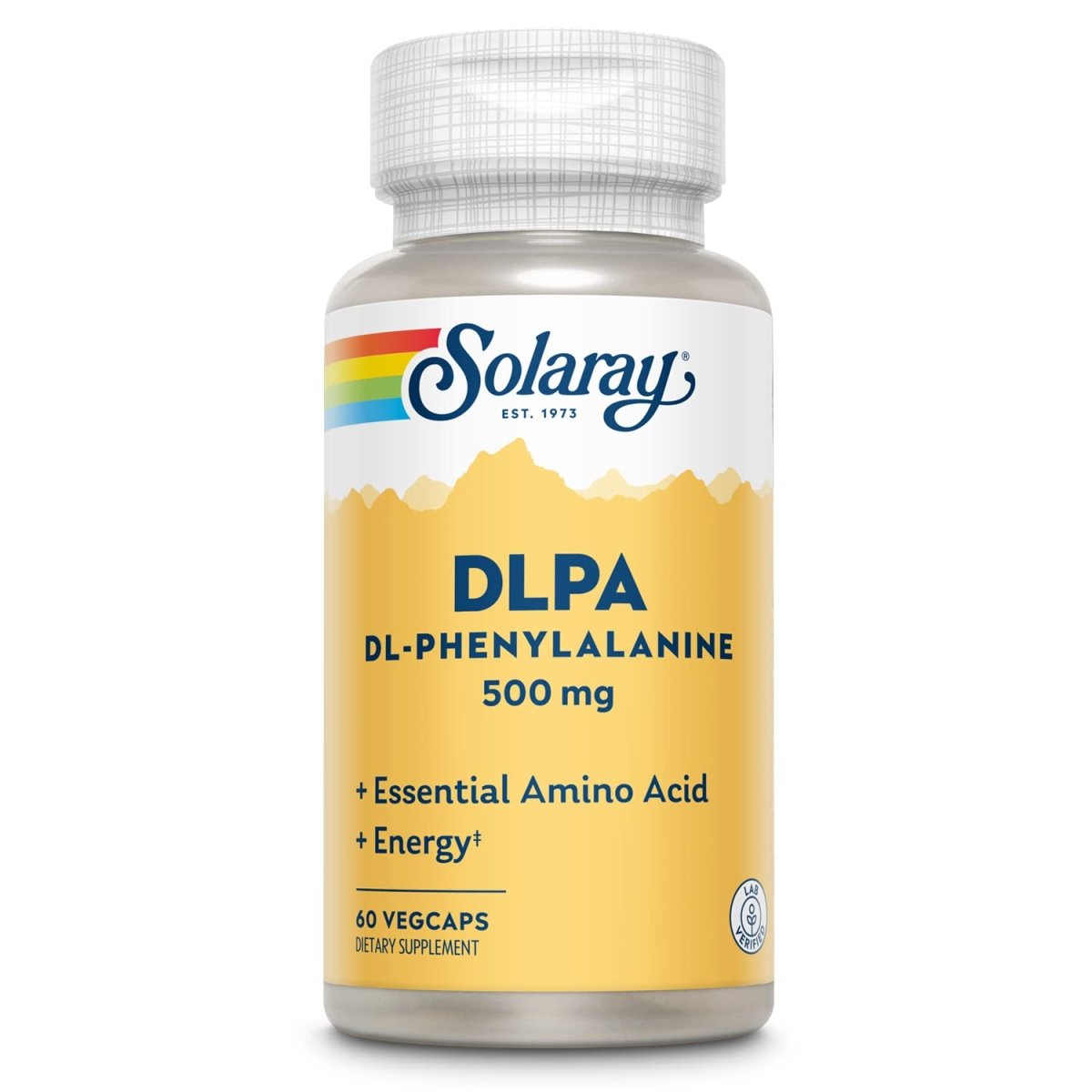 SOLARAY DL-Phénylalanine, 500mg 60 Végicapules