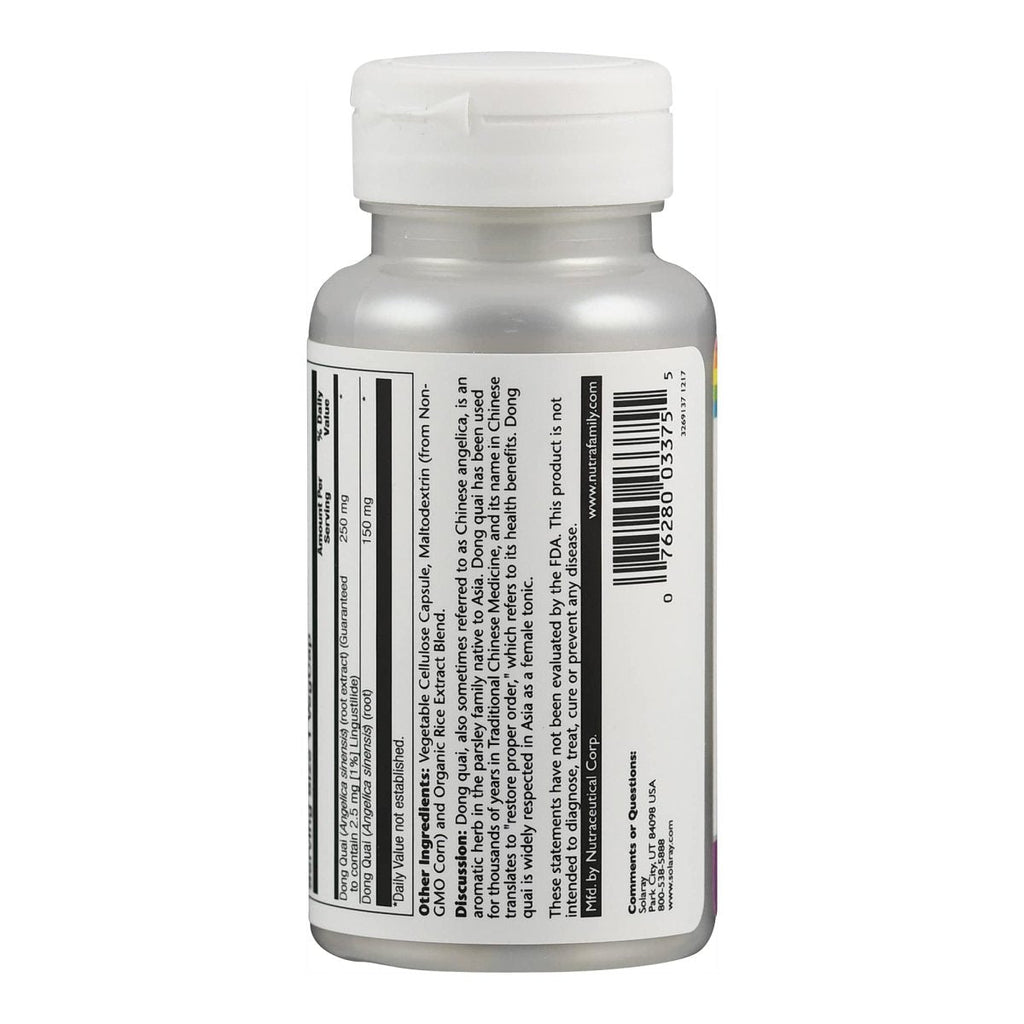 Extrait de racine de Dong Quai Solaray - 60 capsules