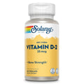 SOLARAY Dry D-2, Veg Cap (Btl-Plastic) 1000IU 60ct
