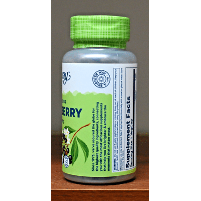 Solaray - Sureau Noir Sambucus Nigra 450 mg. - 100 Gélules - Lot de 2
