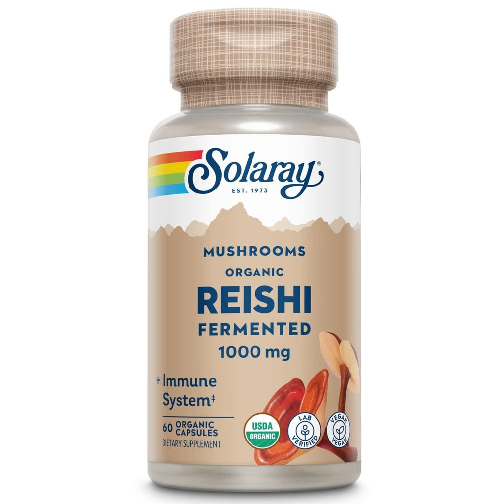 SOLARAY Fermented Reishi Mushroom 500mg 60 VegCaps