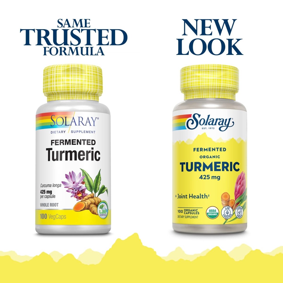 SOLARAY Fermented Turmeric Root 500mg 100 VegCaps