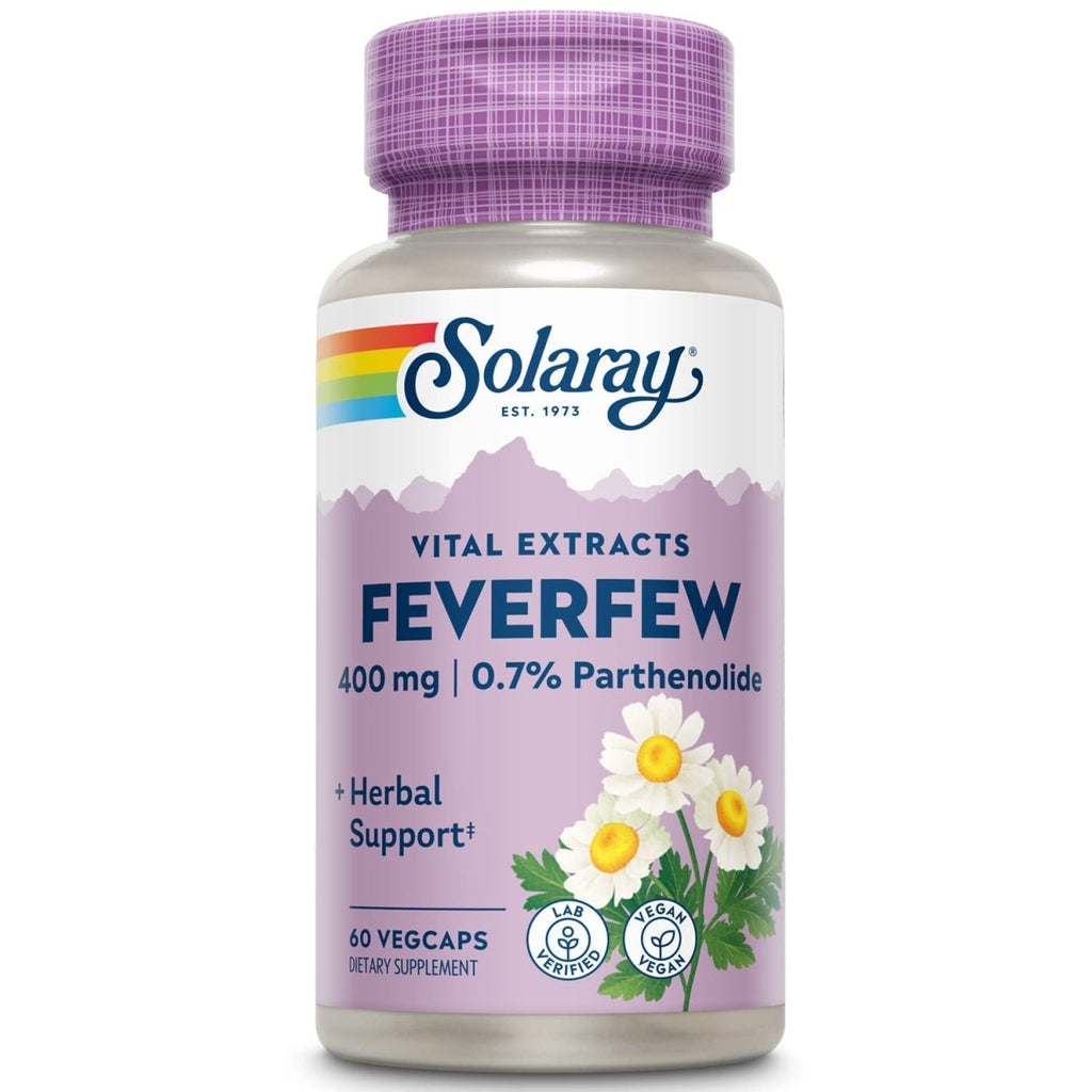 SOLARAY Feverfew Extract 400 mg 60 VegCaps