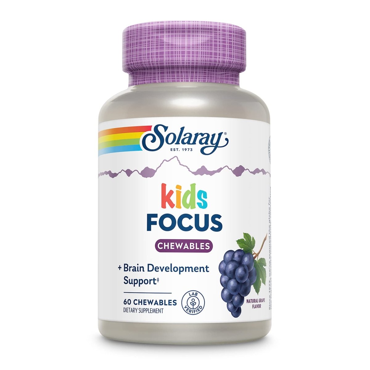 SOLARAY Focus Enfants Complément Alimentaire - 60 Comprimés