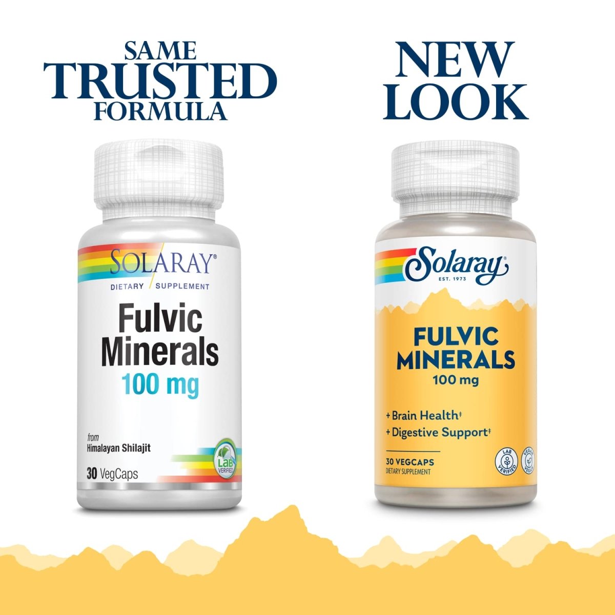 Solaray Fulvic Minerals 100 mg 30 VegCaps