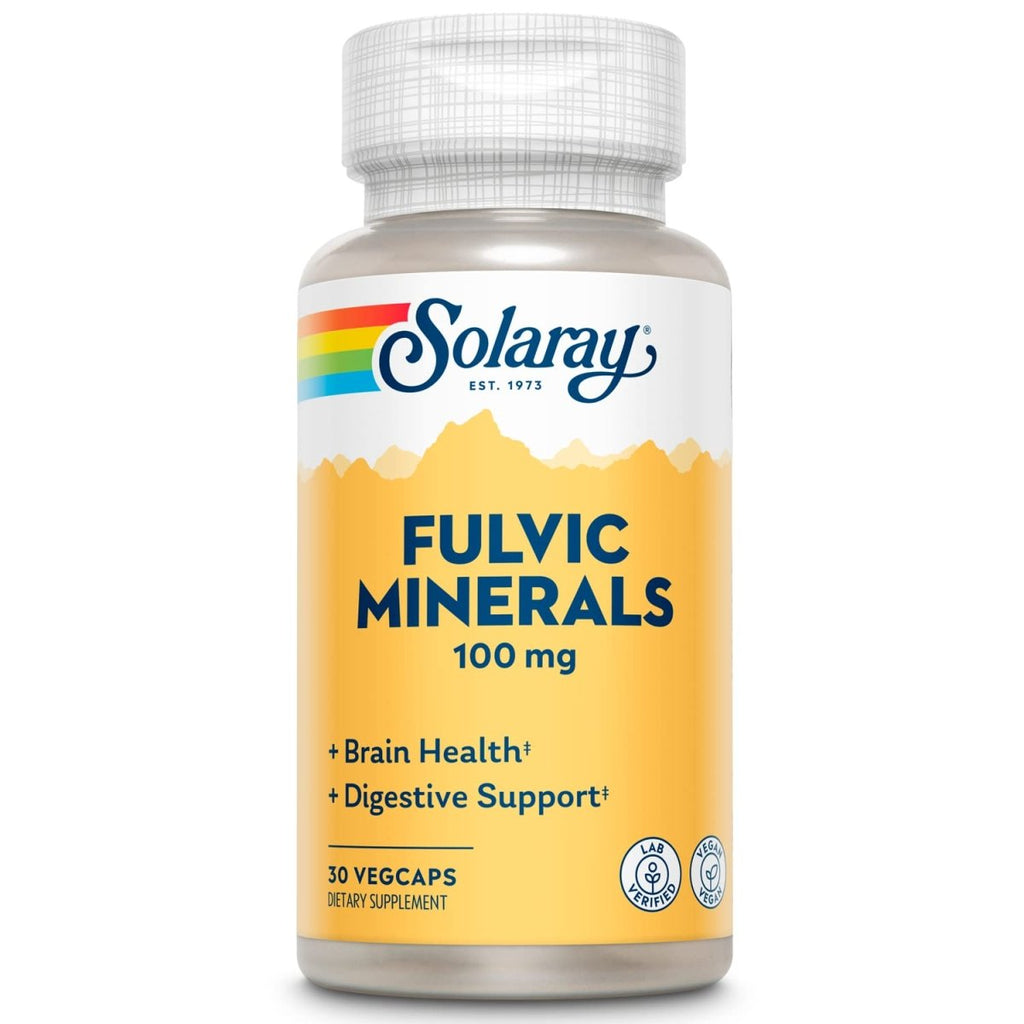 Solaray Fulvic Minerals 100 mg 30 VegCaps