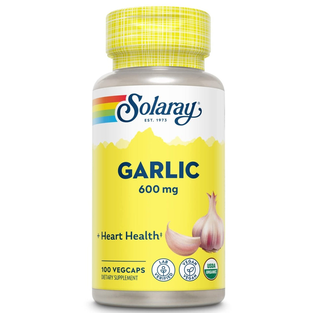 Solaray Ail Bulbe 600mg - 100 Végicaps